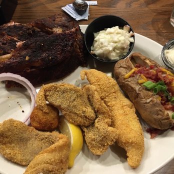 Colton's Steakhouse & Grill - The dry ribs are GREAT.  Catfish?  Not so much. - Steakhouses Near Me - Harrison, Arkansas