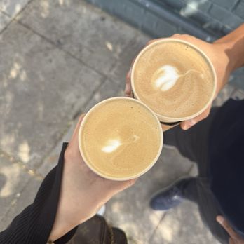 Bonjour Bakehouse - Cappuccino and Mocha - Bakeries Near Me - San Mateo, California