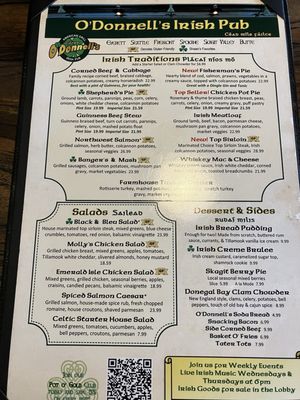 Menu photo 2 Shawn O'Donnell's Mount Vernon, WA Menu photo 2 Shawn O'Donnell's Mount Vernon, WA