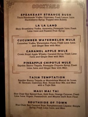 Menu photo 1 1923 Prohibition Bar Las Vegas, NV Menu photo 1 1923 Prohibition Bar Las Vegas, NV