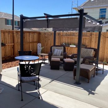 TLC Landscape Services - Patio extension with pergola. - Landscaping Near Me TLC Landscape Services - Patio extension with pergola. - Landscaping Near Me