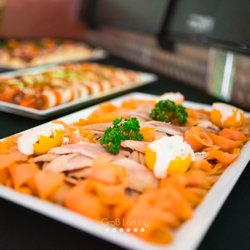Mosbacher Brauhaus - Fischplatte mit Räucherlachs und Forelle