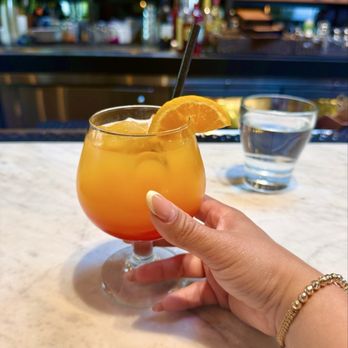 Barrel House Tavern - Tequila sunrise was the happy hour cocktail of the day!!!! Prepared by Shelby my favorite bartender at Barrel House. - New American Near Me - Sausalito, California