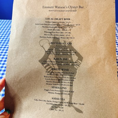 Menu photo 8 Emmett Watson's Oyster Bar Seattle, WA Menu photo 8 Emmett Watson's Oyster Bar Seattle, WA