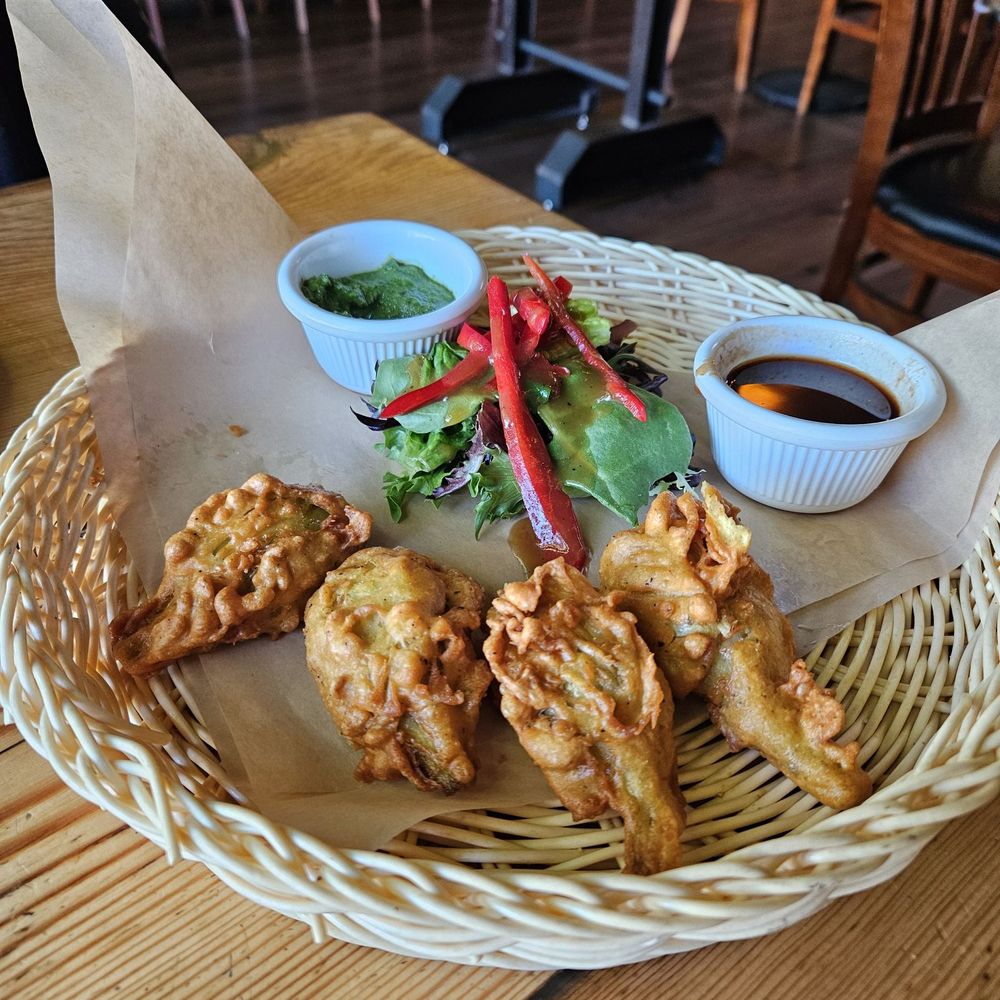 Tipsy Yeti Restaurant & Bar - Artichoke Fritters (starter) Artichoke Fritters - Sports Bars Near Me - Berkeley, California Tipsy Yeti Restaurant & Bar - Artichoke Fritters (starter) Artichoke Fritters - Sports Bars Near Me - Berkeley, California