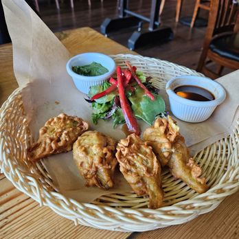 Tipsy Yeti Restaurant & Bar - Artichoke Fritters (starter) Artichoke Fritters - Sports Bars Near Me - Berkeley, California Tipsy Yeti Restaurant & Bar - Artichoke Fritters (starter) Artichoke Fritters - Sports Bars Near Me - Berkeley, California