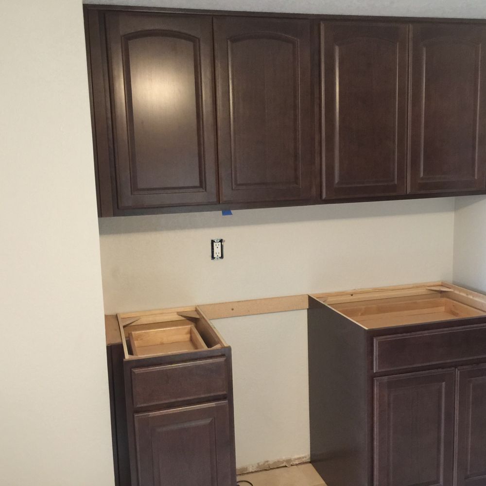 Gaio Contracting - Dry bar cabinets fit perfectly for standard wine cooler. - General Contractors Near Me - Peoria, Arizona Gaio Contracting - Dry bar cabinets fit perfectly for standard wine cooler. - General Contractors Near Me - Peoria, Arizona