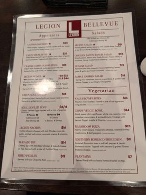 Menu photo 6 Legion Sports Bar Bellevue, WA Menu photo 6 Legion Sports Bar Bellevue, WA