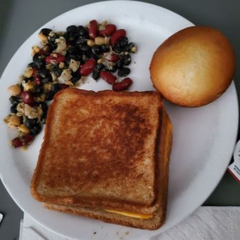 St. George Rehabilitation - Bean salad, grilled cheese and a roll. - Occupational Therapy Near Me - St. George, Utah St. George Rehabilitation - Bean salad, grilled cheese and a roll. - Occupational Therapy Near Me - St. George, Utah