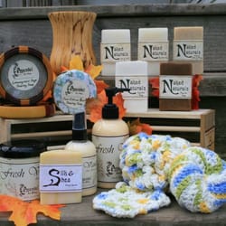 Avendel Bath & Body - A sampling of the soaps and other products available at Avendel Bath & Body