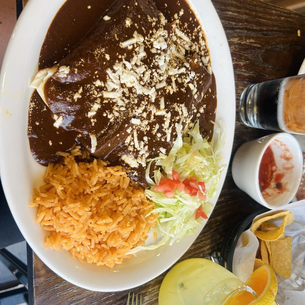 Santo Remedio - Chicken mole enchiladas - Mexican Near Me - Denver, Colorado