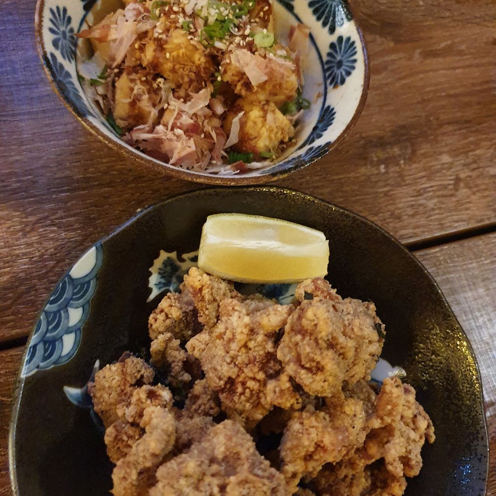 Menzou Ramen & Bubble Tea - Taiwanese Popcorn Chicken & Garlic Tofu (deep fried) - Ramen Near Me - Surrey, British Columbia Menzou Ramen & Bubble Tea - Taiwanese Popcorn Chicken & Garlic Tofu (deep fried) - Ramen Near Me - Surrey, British Columbia