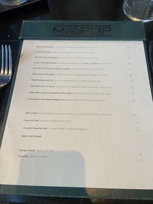 Menu photo 5 Maypop Restaurant New Orleans, LA Menu photo 5 Maypop Restaurant New Orleans, LA