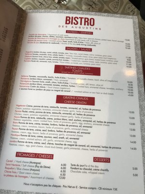Menu photo 7 Bistro des Augustins Paris, 75