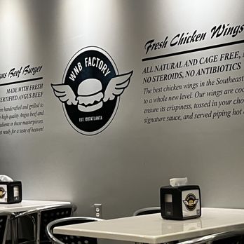 WNB Factory - the interior of a restaurant - Chicken Wings Near Me - Mason, Ohio