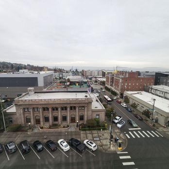 Courtyard by Marriott Seattle Everett Downtown - Ocean view room view. - Hotels Near Me - Everett, Washington