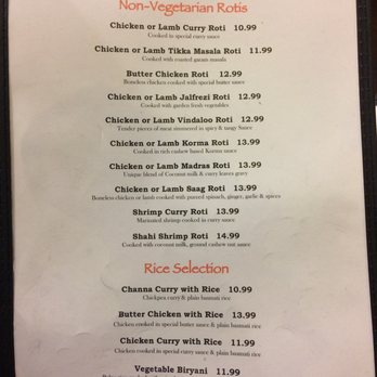 Indian Roti Kitchen - Menu - Indian Near Me - Vancouver, British Columbia