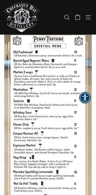 Menu photo 4 Chuckanut Bay Distillery Bellingham, WA Menu photo 4 Chuckanut Bay Distillery Bellingham, WA