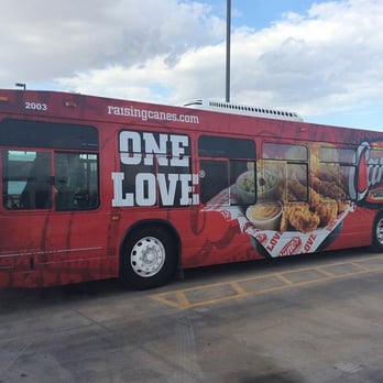 Delta Sign & Design - Citibus full wrap for Raising Caines - Signmaking Near Me - Lubbock, Texas Delta Sign & Design - Citibus full wrap for Raising Caines - Signmaking Near Me - Lubbock, Texas