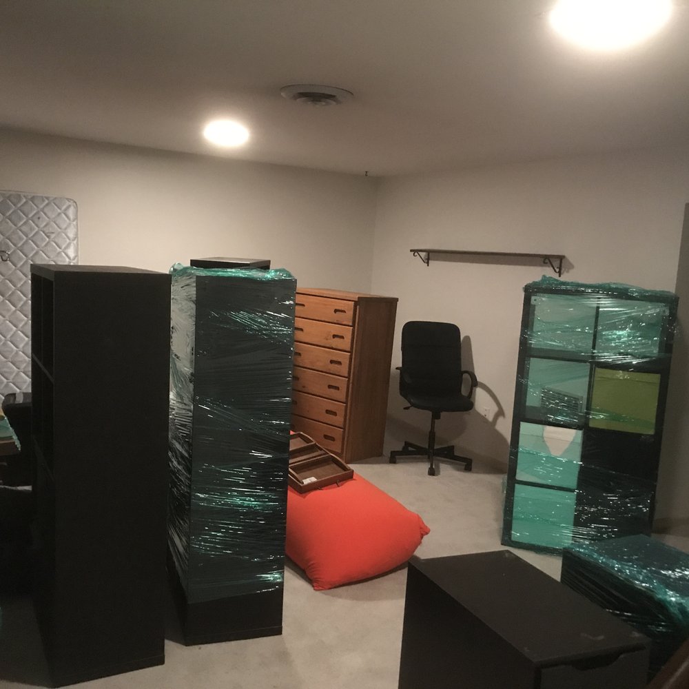 Meant2Be Movers - The stuff that made it down to the finished basement - looks really put together, right? - Movers Near Me - East Hartford, Connecticut Meant2Be Movers - The stuff that made it down to the finished basement - looks really put together, right? - Movers Near Me - East Hartford, Connecticut