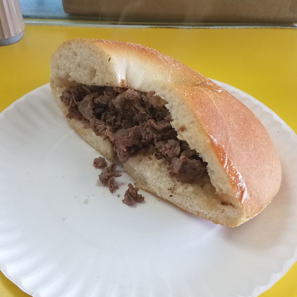 Steaks Unlimited - Cheesesteak stuffed in pizza bread. Light on steak. Order double steak. - Cheesesteaks Near Me - Seaside Heights, New Jersey Steaks Unlimited - Cheesesteak stuffed in pizza bread. Light on steak. Order double steak. - Cheesesteaks Near Me - Seaside Heights, New Jersey