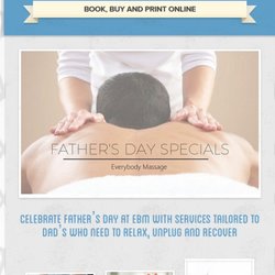 Everybody Massage - Father's Day Gifts