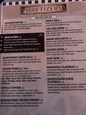Menu photo 6 Jekyll and Hyde Taphouse Grill Matthews, NC