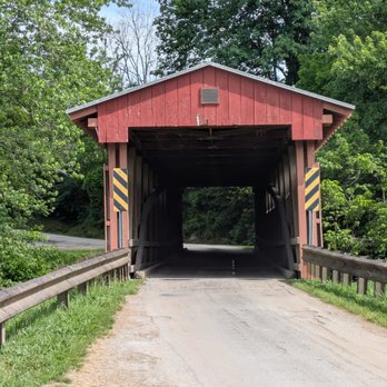 Sarvis Fork Covered Bridge - Sarvis Fork Covered Bridge, Sandyville - Landmarks & Historical Buildings Near Me - Sandyville, West Virginia