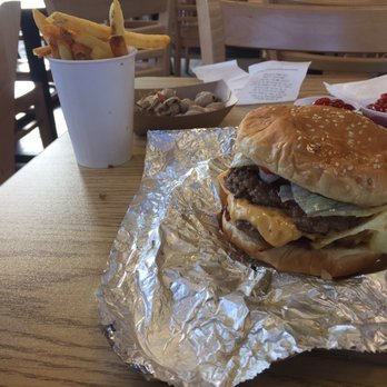 Five Guys - Bacon Burger with Little Fries - Burgers Near Me - Naples, Florida Five Guys - Bacon Burger with Little Fries - Burgers Near Me - Naples, Florida