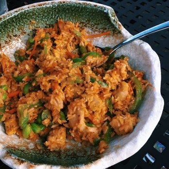 Pub 819 - Coconut rice bowl with chicken. EXCELLENT chicken, but very spicy! Lots of flavor - Cocktail Bars Near Me - Hopkins, Minnesota Pub 819 - Coconut rice bowl with chicken. EXCELLENT chicken, but very spicy! Lots of flavor - Cocktail Bars Near Me - Hopkins, Minnesota