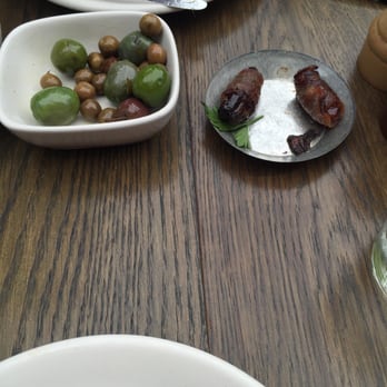 AOC - Bacon wrapped dates and olives - Cocktail Bars Near Me - Los Angeles, California AOC - Bacon wrapped dates and olives - Cocktail Bars Near Me - Los Angeles, California