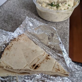 Zeitouni Grill - Only one very thin pita for a $6 appetizer. Not worth the $. Now I have a ton of baba and no more flimsy paper pita. - Lebanese Near Me - Charlotte, North Carolina Zeitouni Grill - Only one very thin pita for a $6 appetizer. Not worth the $. Now I have a ton of baba and no more flimsy paper pita. - Lebanese Near Me - Charlotte, North Carolina