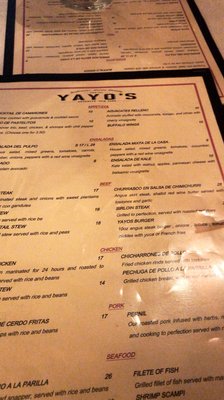 Menu photo 7 Yayo's Latin Cuisine Brooklyn, NY Menu photo 7 Yayo's Latin Cuisine Brooklyn, NY