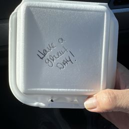 Our to go sausage patty for our puppy.