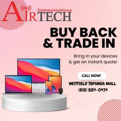 Airtech Communications - Sell your iPhone, iPad, Laptop, Smartwatch etc... For cash or trade-in credit at Airtech communications