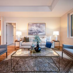 Terwilliger Plaza - Lovejoy floorplan at Parkview. Flooded with natural light and sophisticated finishes.