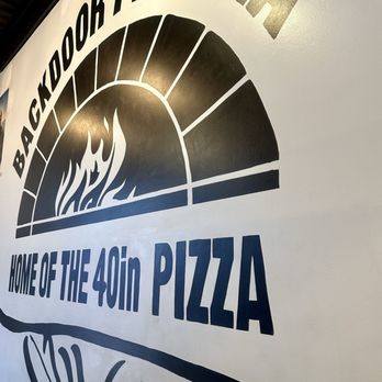 Backdoor Pizzeria - Logo - Pizza Near Me - Hockley, Texas