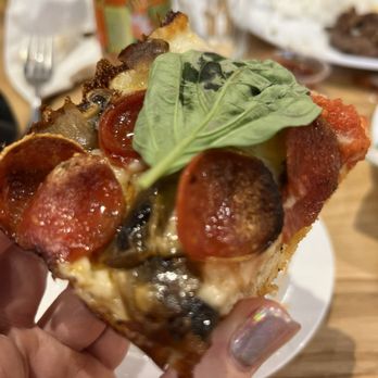 North Loop Galley - This pizza was deep dish and it was divine - New American Near Me - Minneapolis, Minnesota