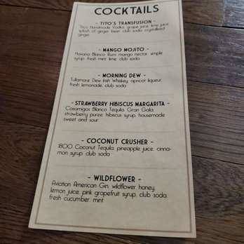 Brainy Borough Brewing - a menu for cocktails - Breweries Near Me - Metuchen, New Jersey