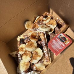 Mile Marker 7 Coffee - Nutella and banana French toast with syrup