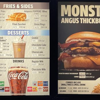 Carl's Jr - Menu 3/10/2024 - Burgers Near Me - Coalinga, California