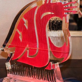 Creative Ice - Amazing cougar ice sculpture!! So many compliments that made decor in the reception hall look perfect. - Commissioned Artists Near Me - Kent, Washington