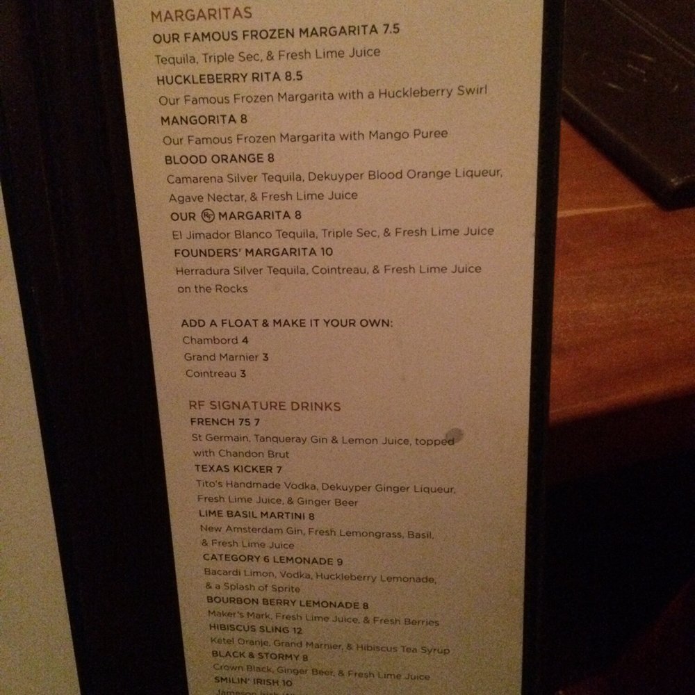 Roaring Fork - Drink menu - New American Near Me - Austin, Texas Roaring Fork - Drink menu - New American Near Me - Austin, Texas