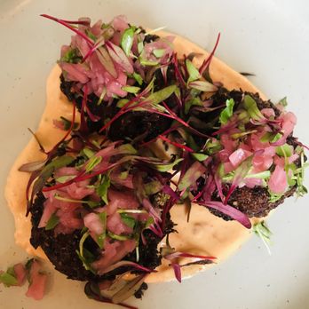 Blossom and Root Kitchen - crab cakes - Vegan Near Me - Danville, California Blossom and Root Kitchen - crab cakes - Vegan Near Me - Danville, California