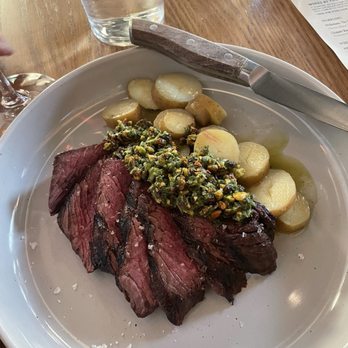 Finca - Grilled skirt steak with confit potatoes - Wine Bars Near Me - San Diego, California Finca - Grilled skirt steak with confit potatoes - Wine Bars Near Me - San Diego, California
