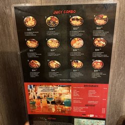 The Juicy Crab Tucker - Menu