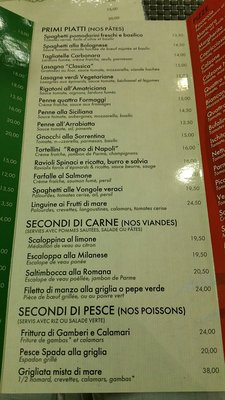 Menu photo 5 Regno di Napoli Paris, 75 Menu photo 5 Regno di Napoli Paris, 75