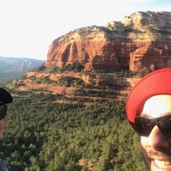 Devil's Bridge Trail - Gf and I atop devils bridge - Hiking Near Me - Sedona, Arizona Devil's Bridge Trail - Gf and I atop devils bridge - Hiking Near Me - Sedona, Arizona