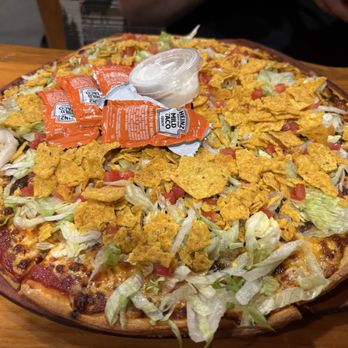 Moosejaw Pizza & Dells Brewing - Taco Pizza - Pizza Near Me - Wisconsin Dells, Wisconsin