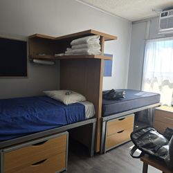 Illini Tower - The double bed dorms